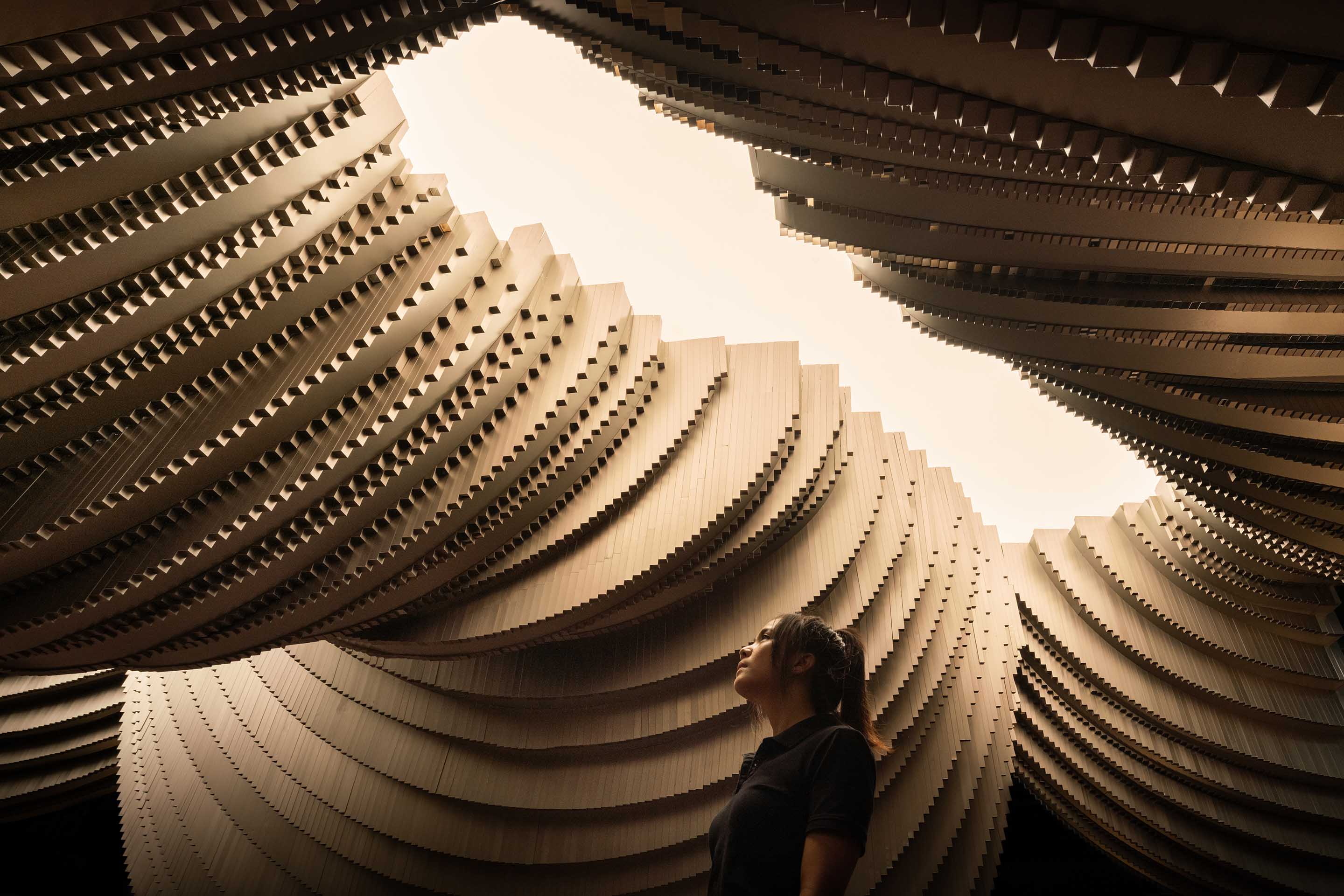 Aluminum Grotto and Public Ground pavilion