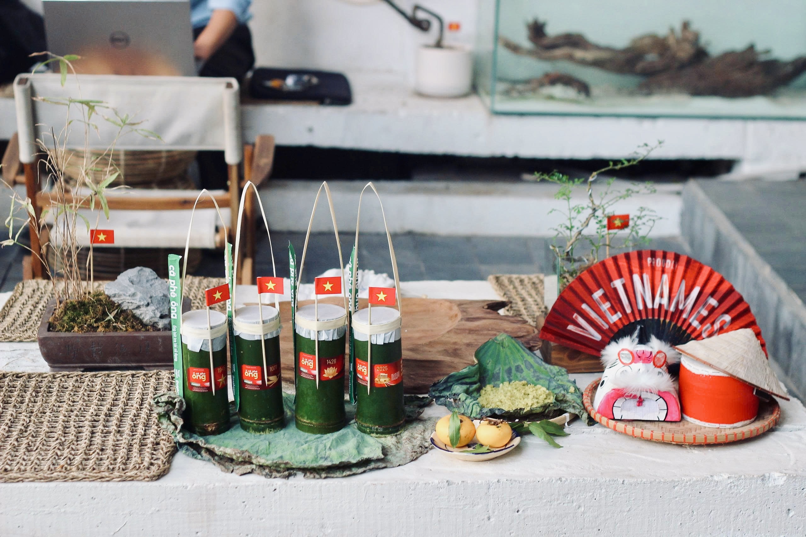 Special-edition cà phê ống bamboo tubes