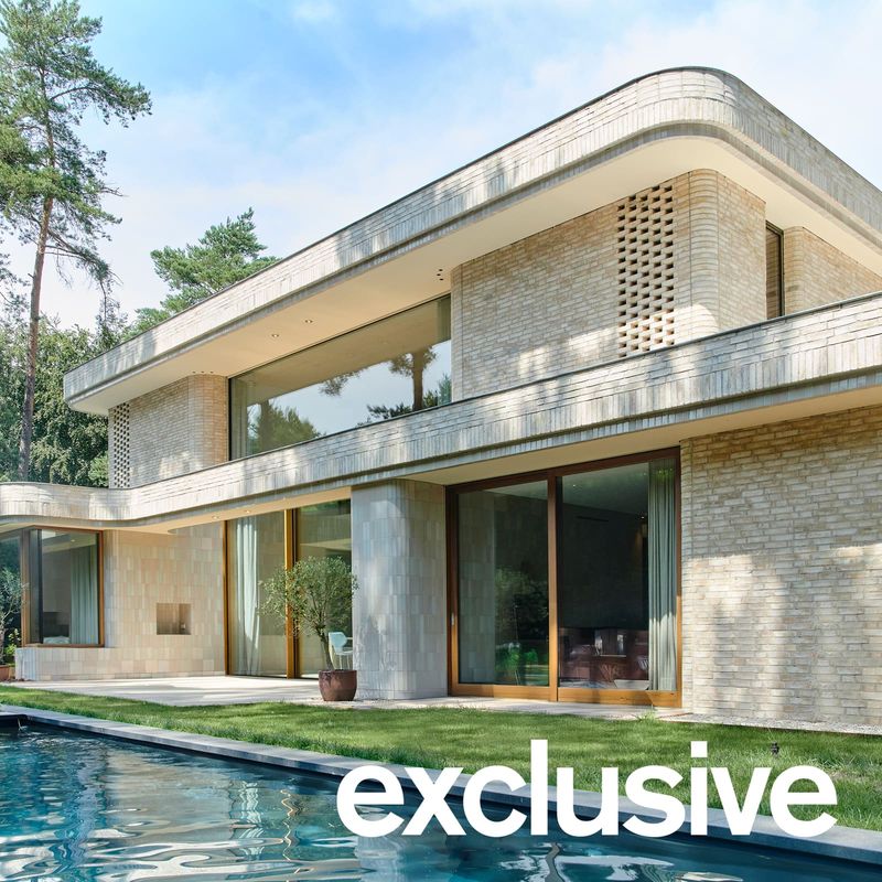 How One Dutch Home Uses Pale Brick to Capture Forest Light