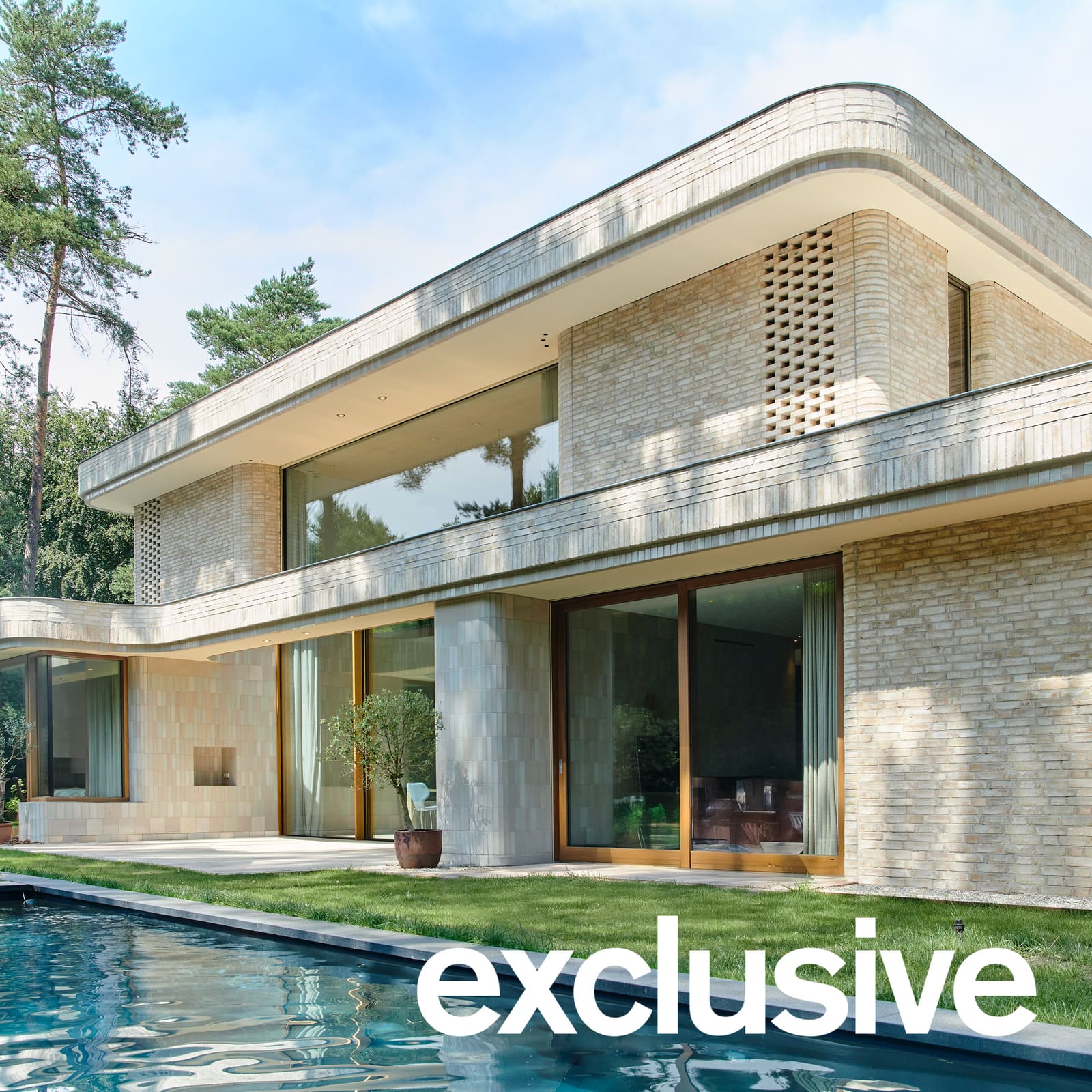 How One Dutch Home Uses Pale Brick to Capture Forest Light