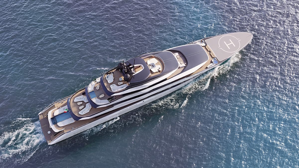 Essence: ISA Yachts Unveils a 269-Foot Superyacht Designed to Defy Time
