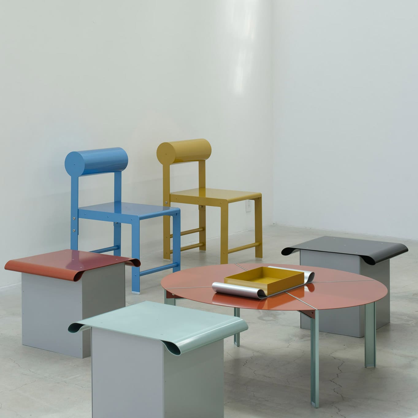 Folded Metal and Japanese Color Theory Shape Waka Waka's Ribbon Collection