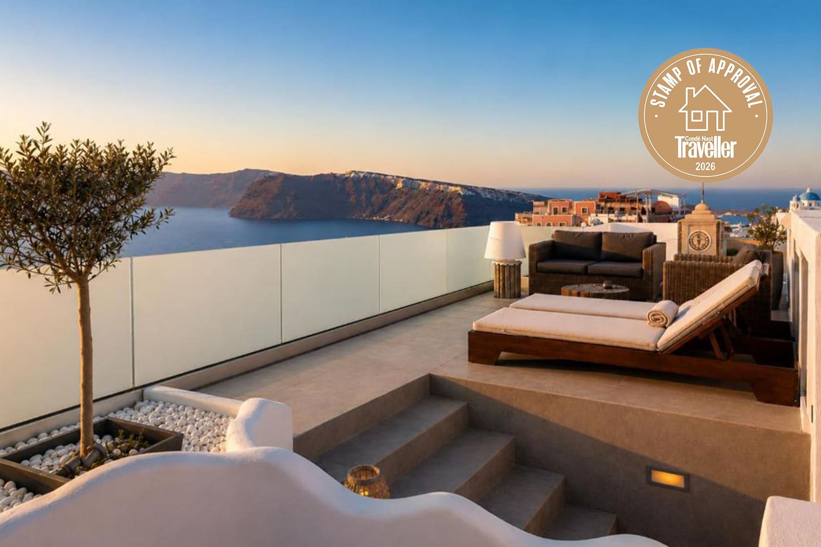 A Former Captain's House Turned Hotel Offers Quiet Refuge in Oia's Tourist Heart
