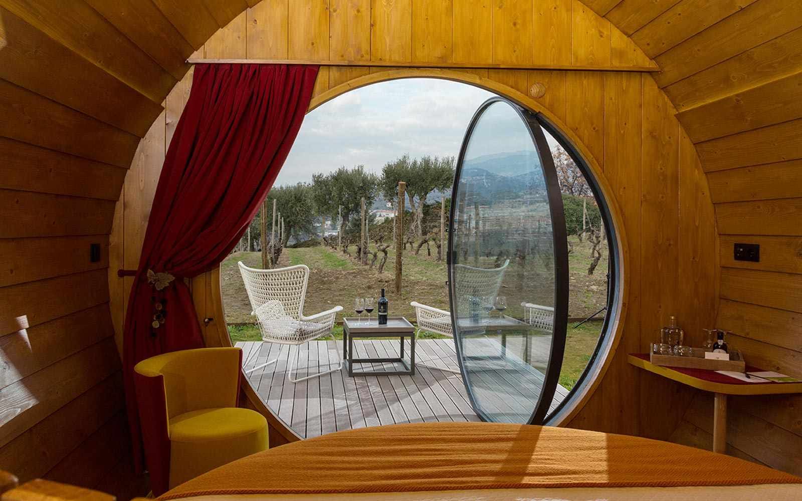 Sleep Inside a Wine Barrel at Portugal's Quinta da Pacheca