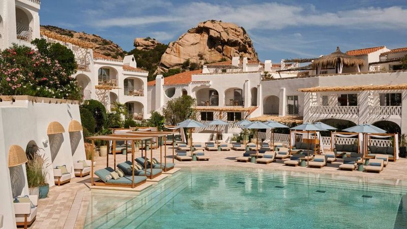 W Sardinia Rewrites the Island Hideaway in White Arches and Folklore