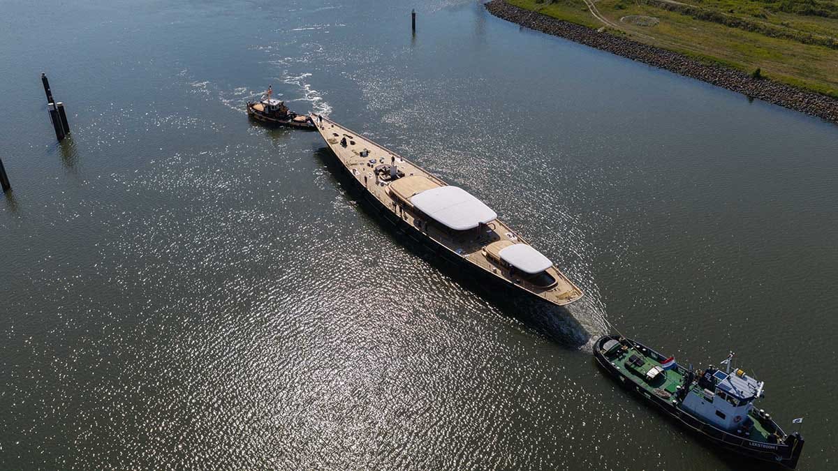 A 230-Foot Yacht That Sails Without Burning a Single Drop of Fuel