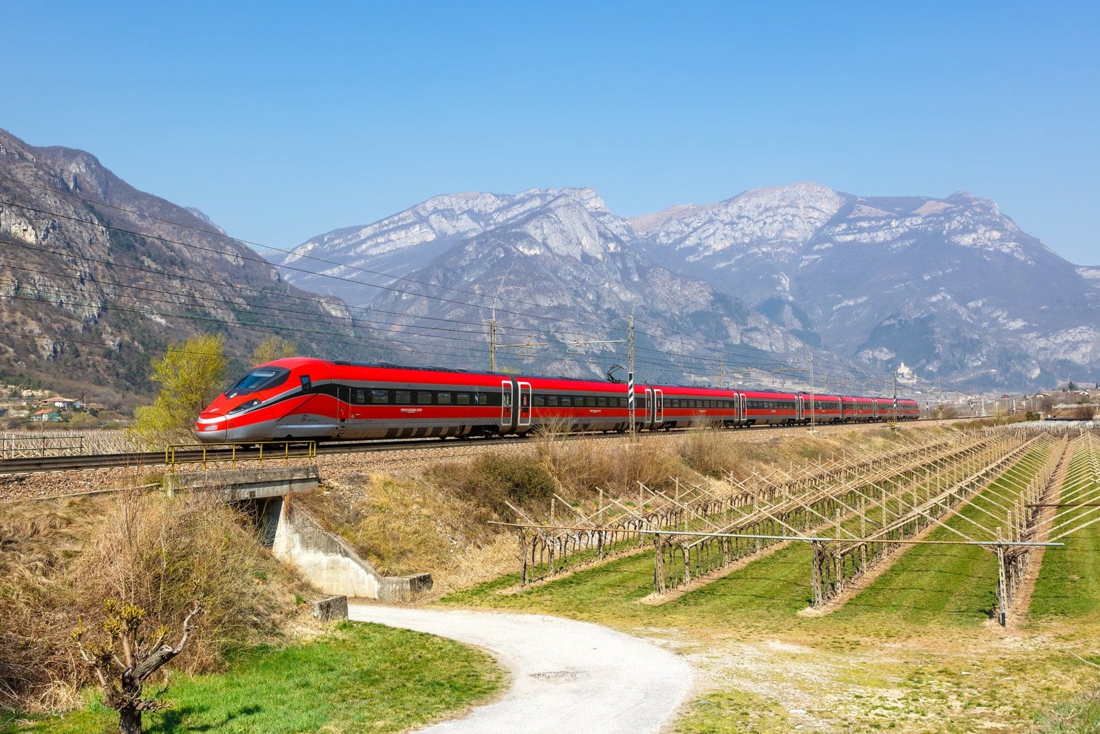 Italy's Frecciarossa Trains Begin Test Runs to Munich and Vienna