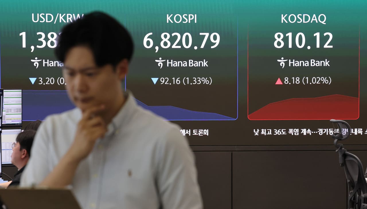 Korean Stocks Retreat as Nvidia Earnings Loom