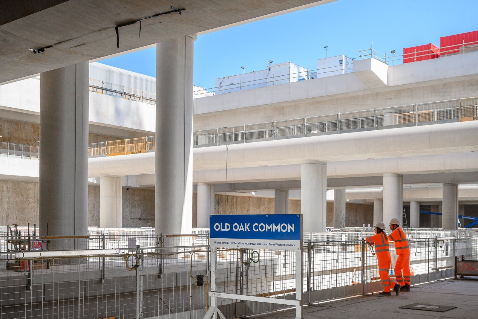 London's Old Oak Common Station Completes First Underground Platforms