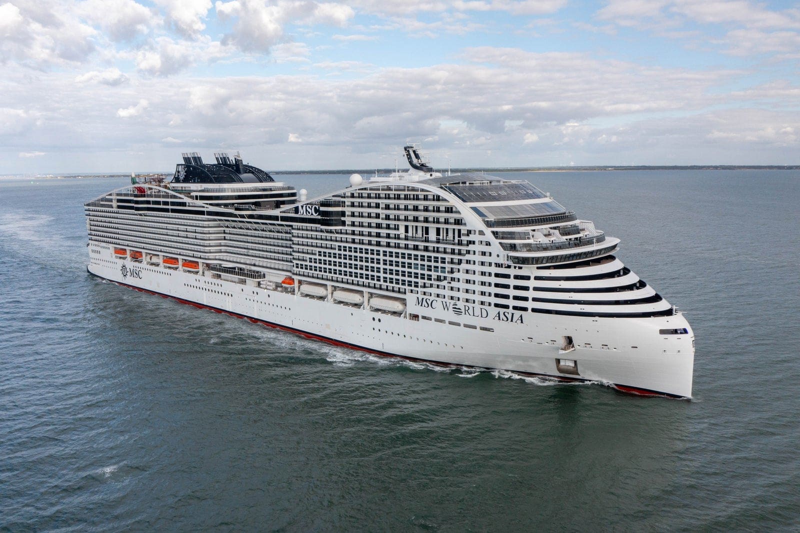 MSC World Asia Clears Sea Trials Before Mediterranean Debut