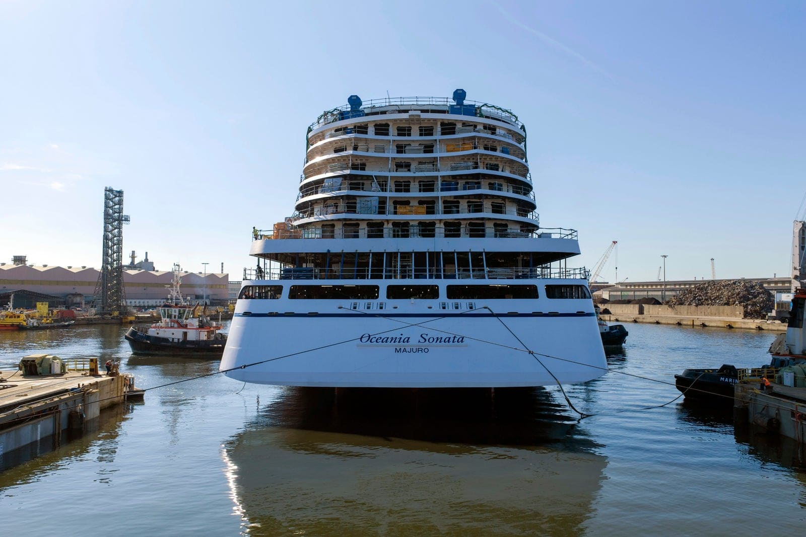 Oceania Cruises Floats Out First Ship in New Small-Luxury Class
