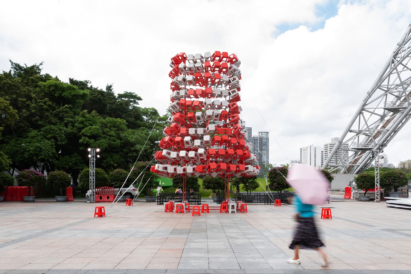 The Red Plastic Stool as Monument