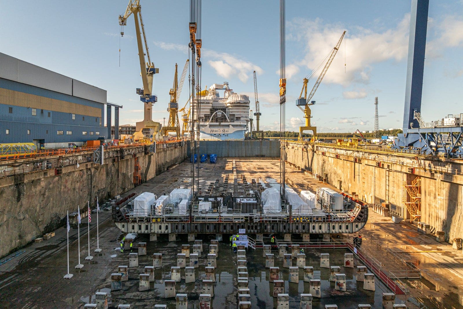 Royal Caribbean Lays Keel for Fifth Icon-Class Ship in Finland