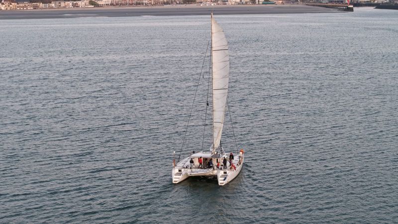 A Sailing Ferry Now Links England and France by Wind