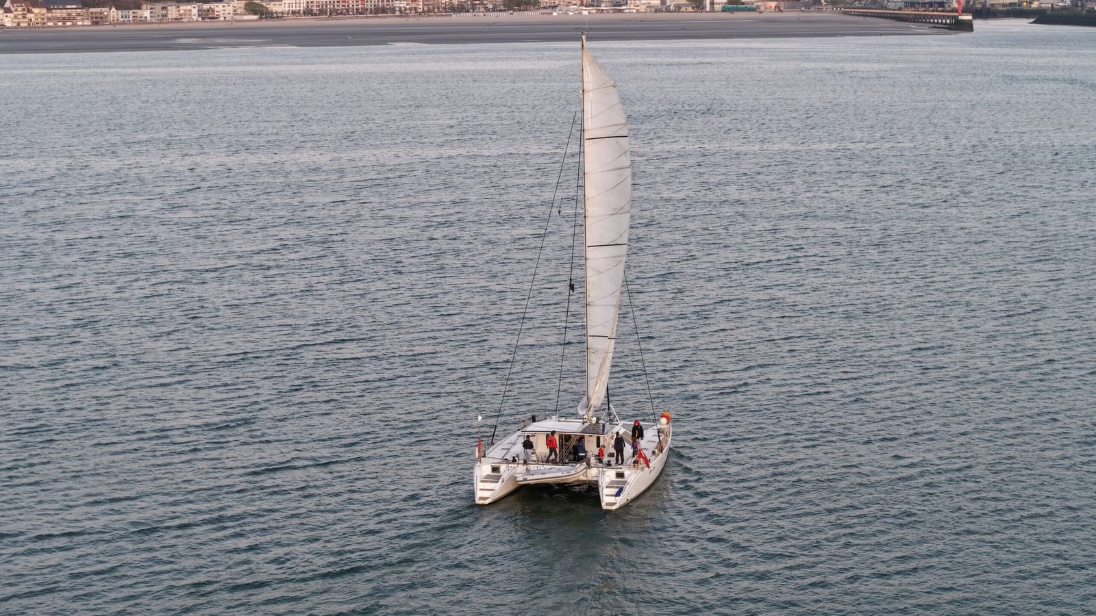 A Sailing Ferry Now Links England and France by Wind