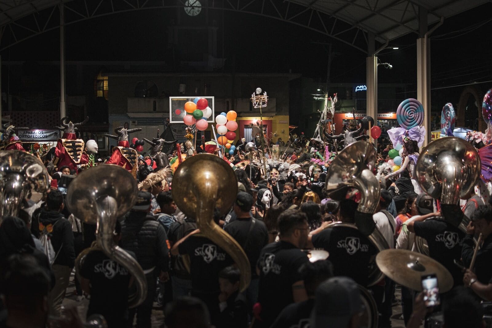 A Night in the Streets of San Gabriel Etla During Day of the Dead