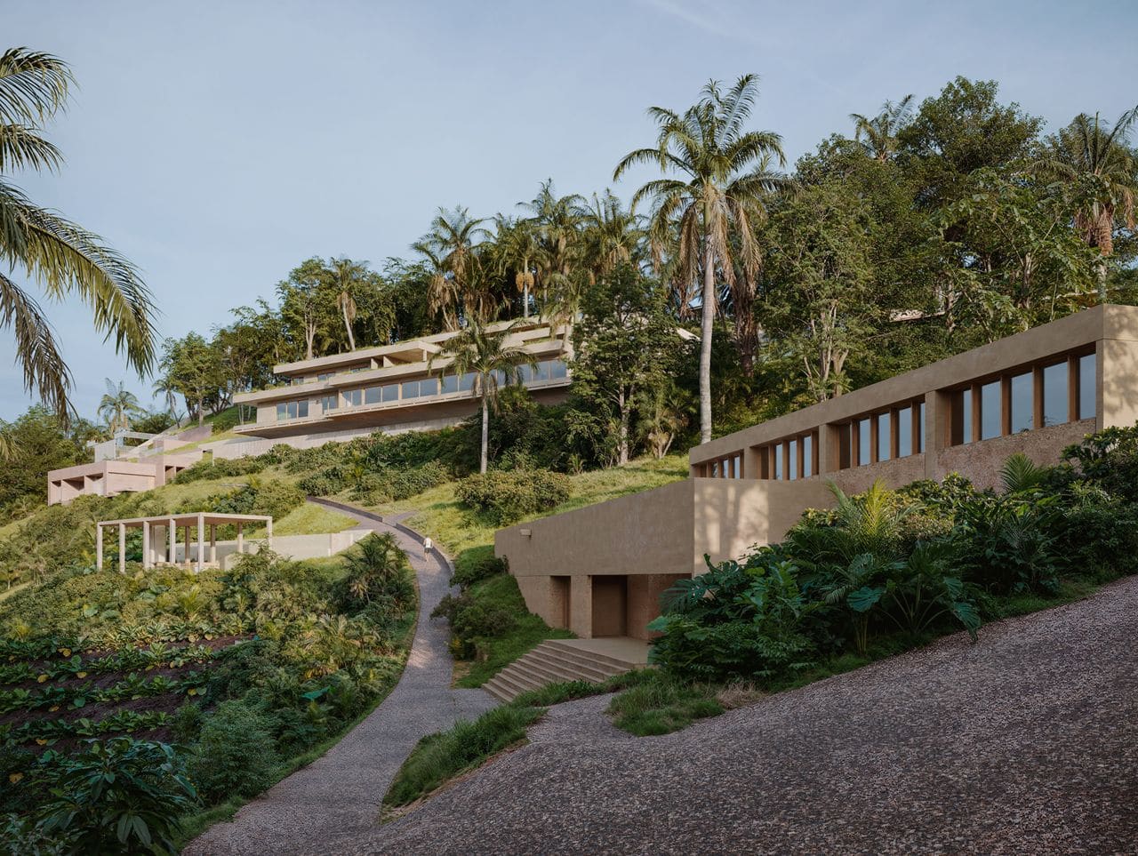 Six Pavilions on a Mountainside: Rethinking Retreat Architecture in Ghana
