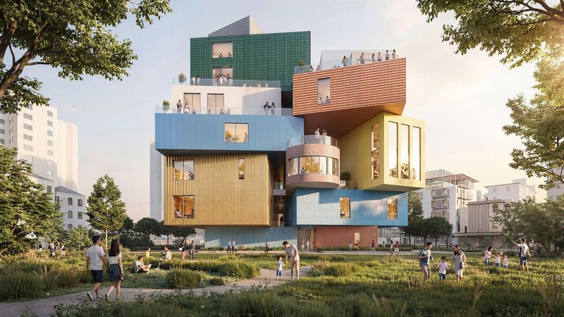 How Stacked Geometry Can Resist the Sameness of Dense Cities