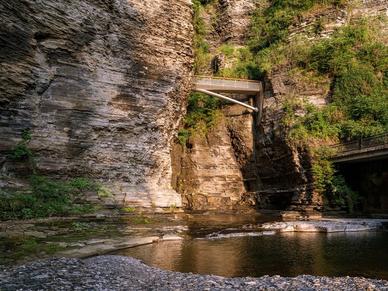 A Steel Thread Through Stone: The Sentry Bridge at Watkins Glen