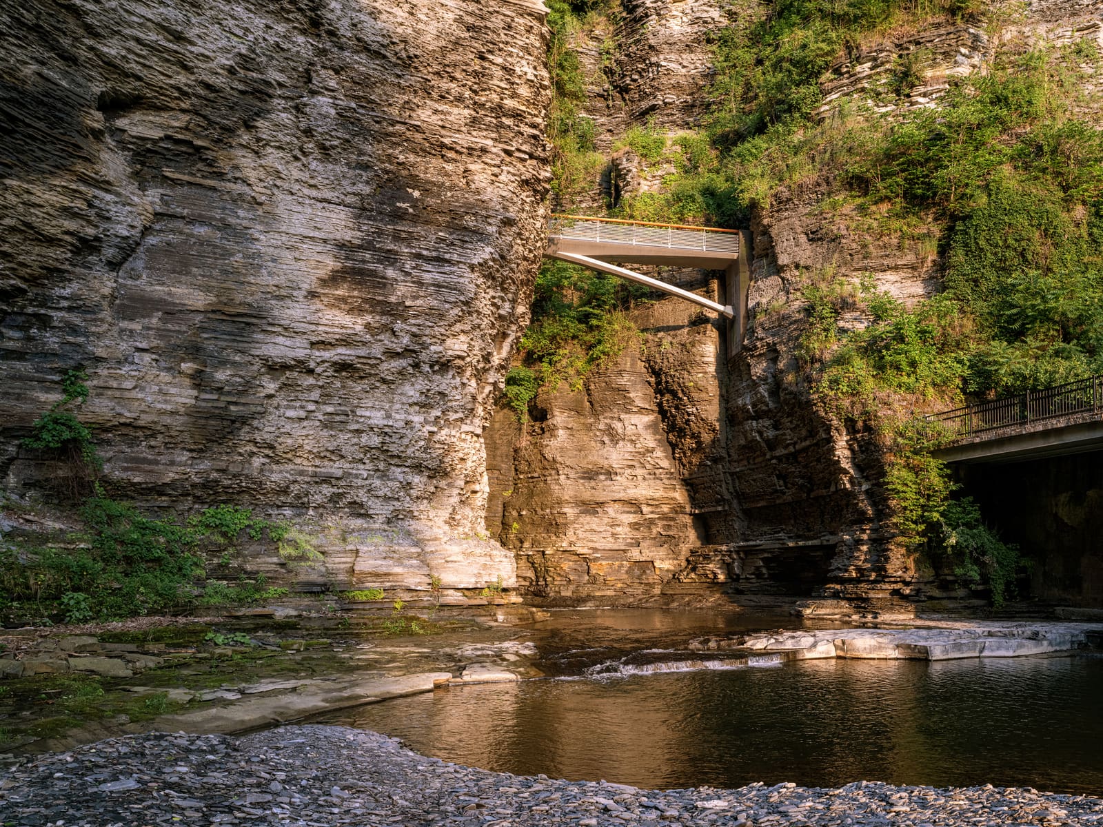 A Steel Thread Through Stone: The Sentry Bridge at Watkins Glen