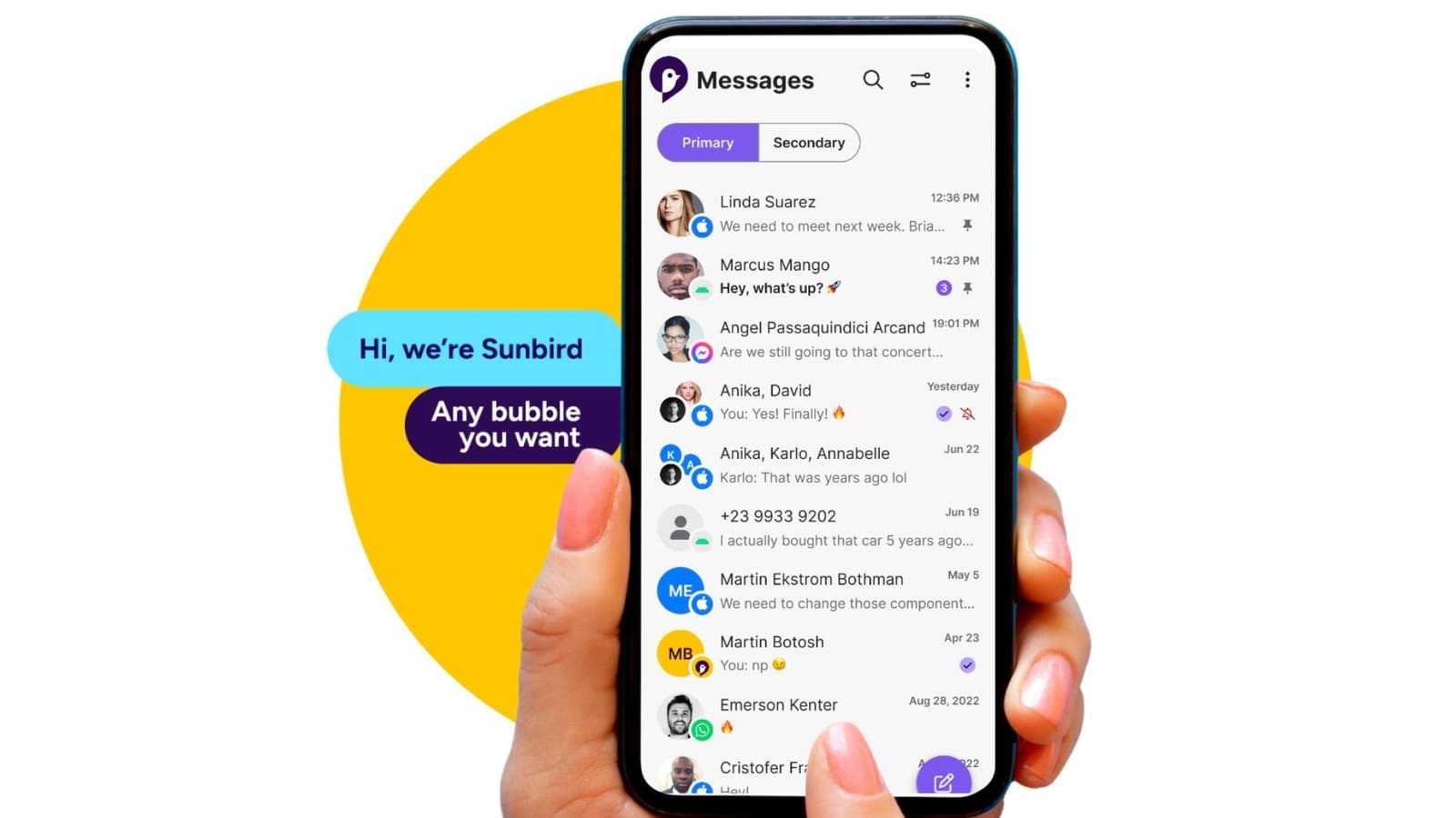Sunbird Returns to Android With a $3 Monthly Bet on iMessage Interoperability