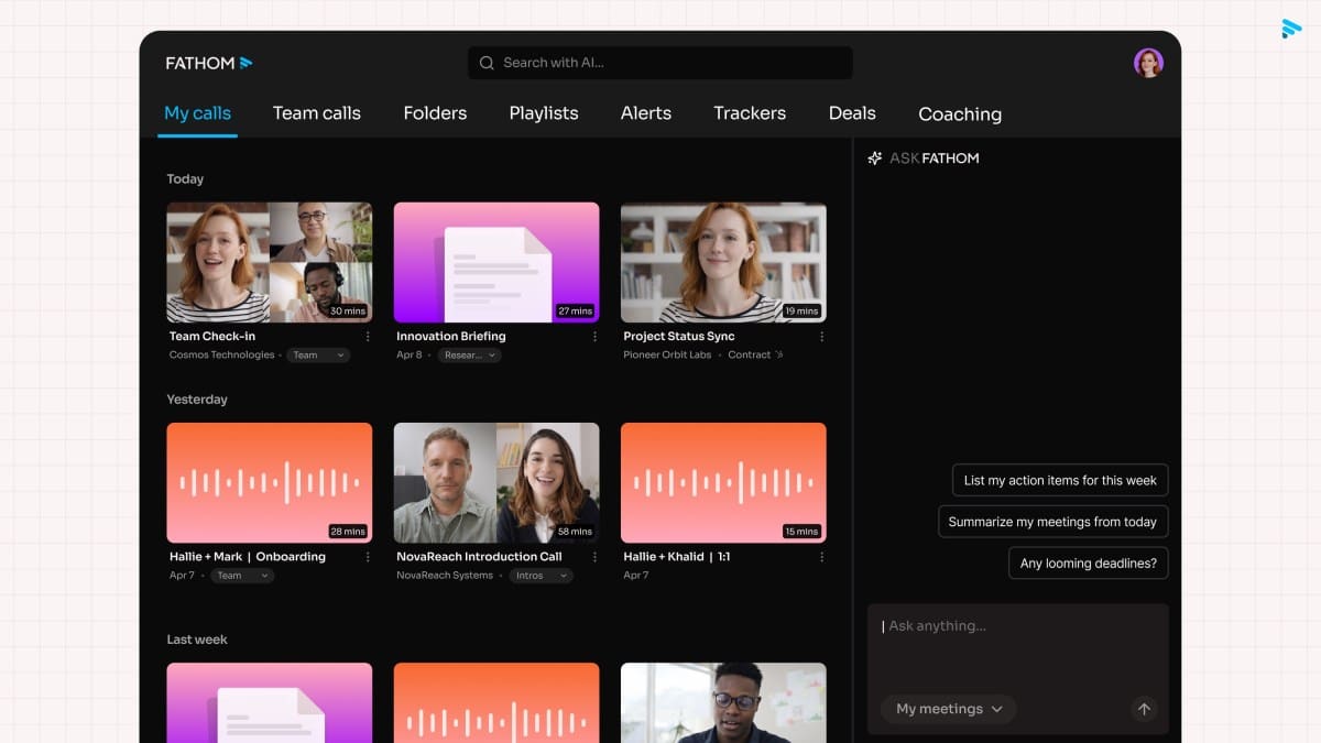 Superhuman Buys Fathom to Turn Meeting Data into Automated Workflows