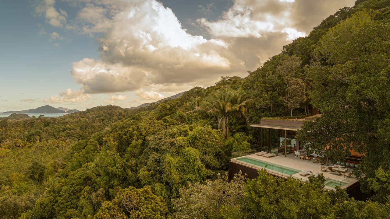 Suspended Above the Atlantic: A Brazilian Home That Grows From the Forest Floor