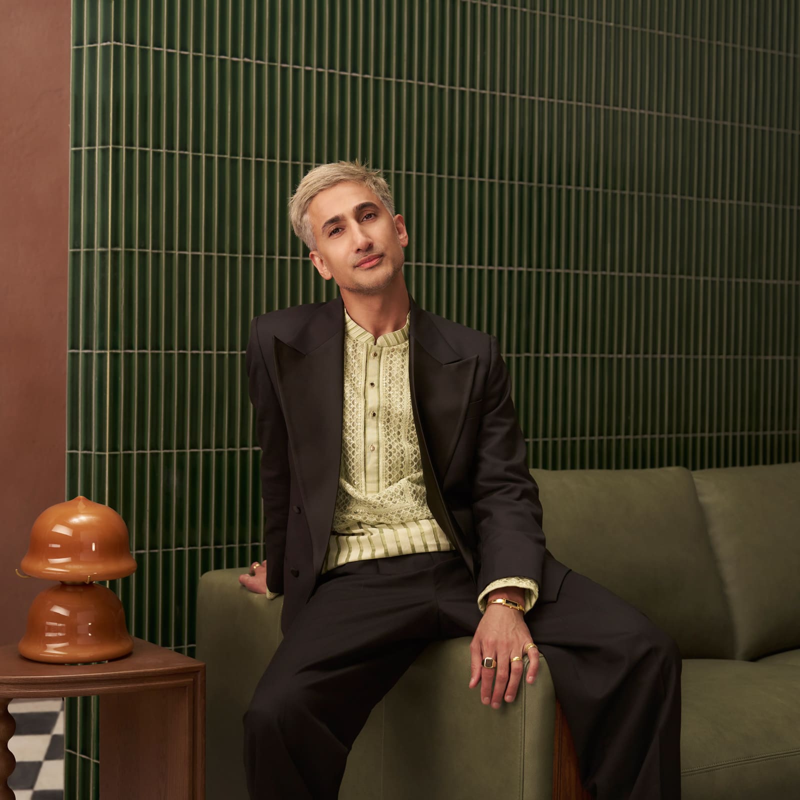 The Scalloped Arch as Anchor: Tan France's First Furniture Line