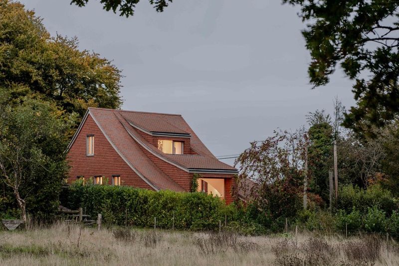 Templeton Ford Buries a Brick Home Into the Sussex Landscape