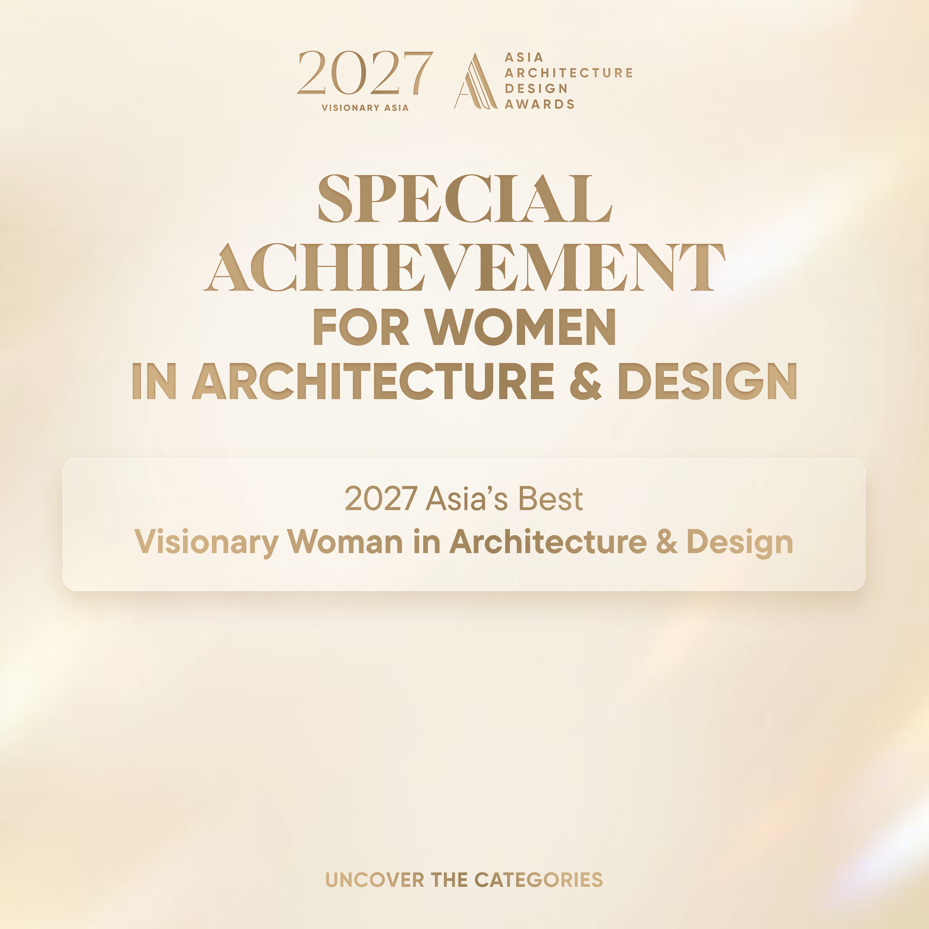 2027 Asia Architecture Design Awards Opens Entries Under The Theme "Visionary Asia"