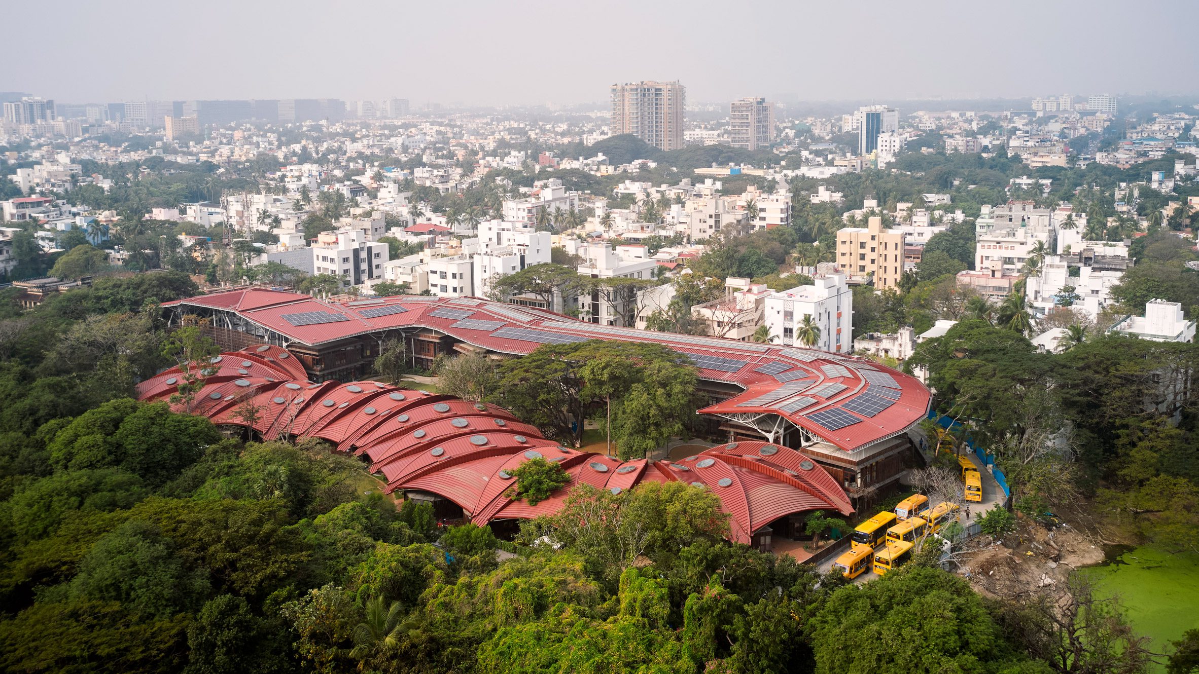 Vastu Shilpa’s Shiv Nader School is a Joyful City for Students