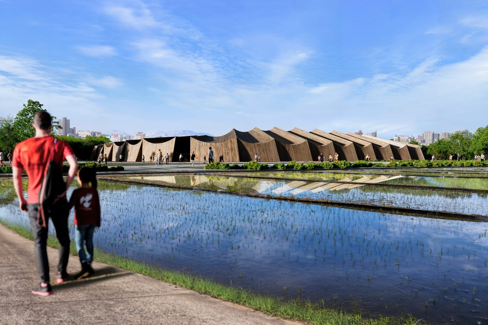 Fukushima United Football Stadium: A Community Ground Shaped by Craft and Collective Memory