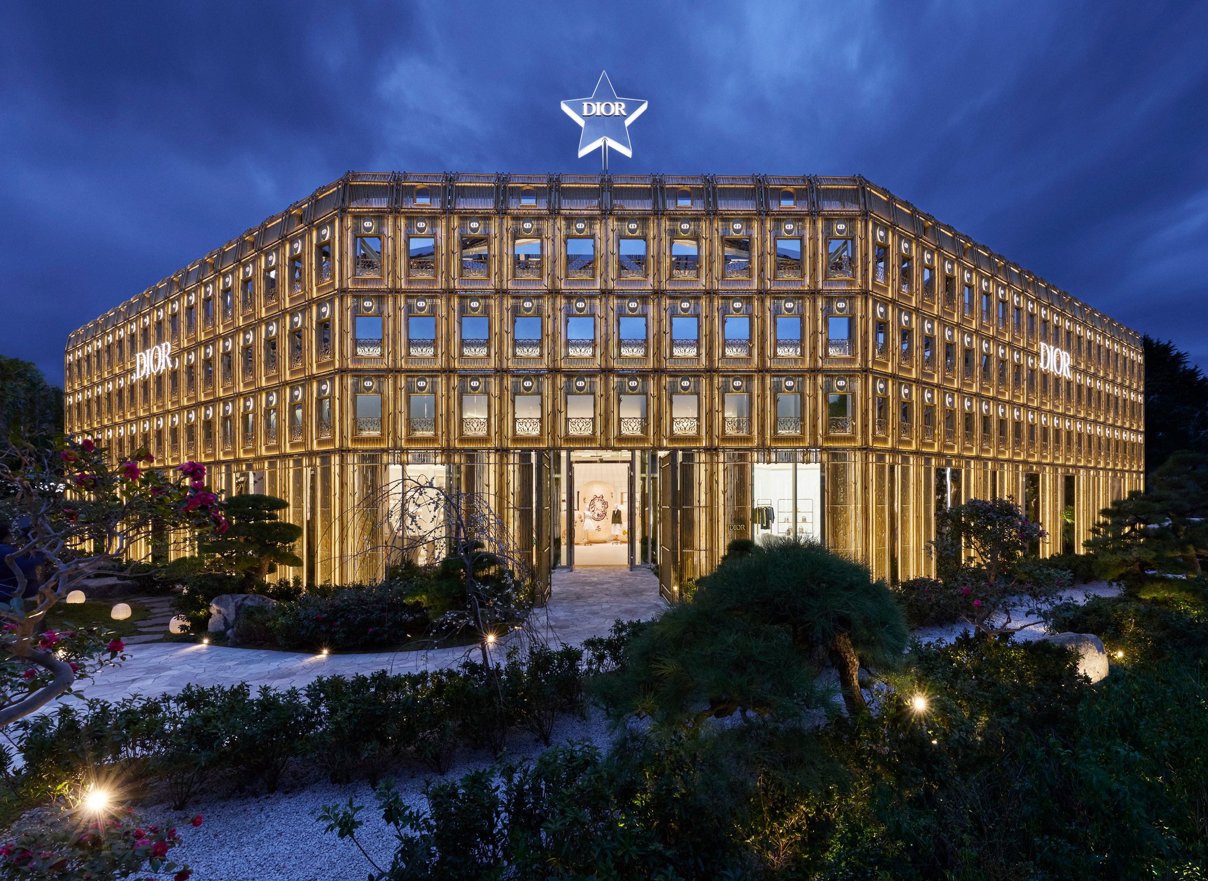 Golden Grove: Dior Bamboo Pavilion As An Immersive Garden Of Fashion And Craft In Tokyo