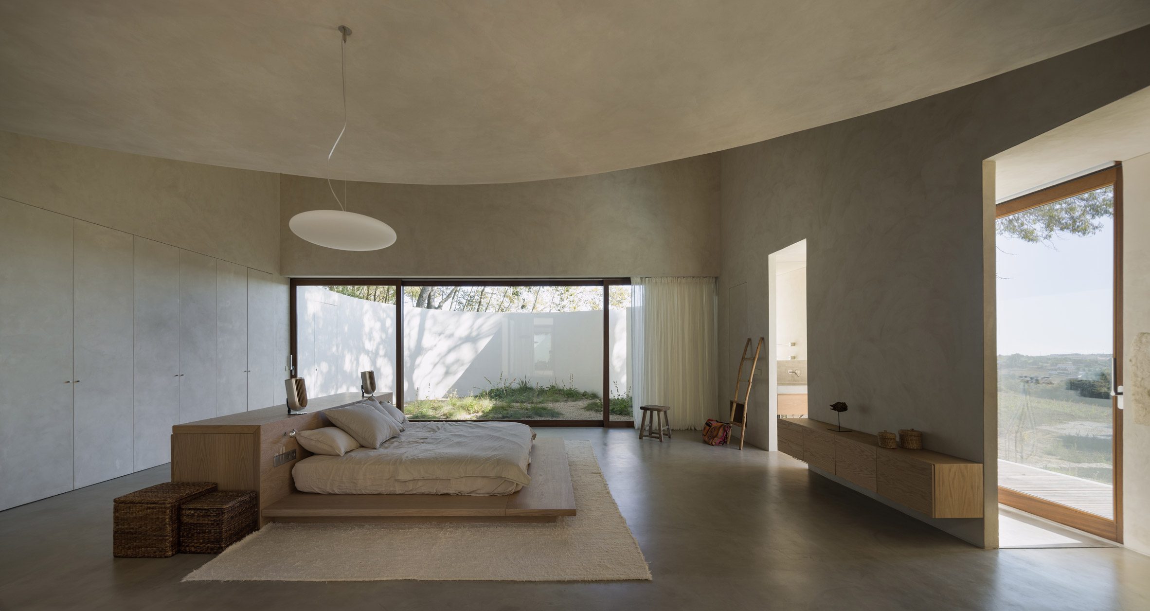 Symmetry In Sound: A Winery Reborn As A Minimalist Home And Studio For Two Musicians