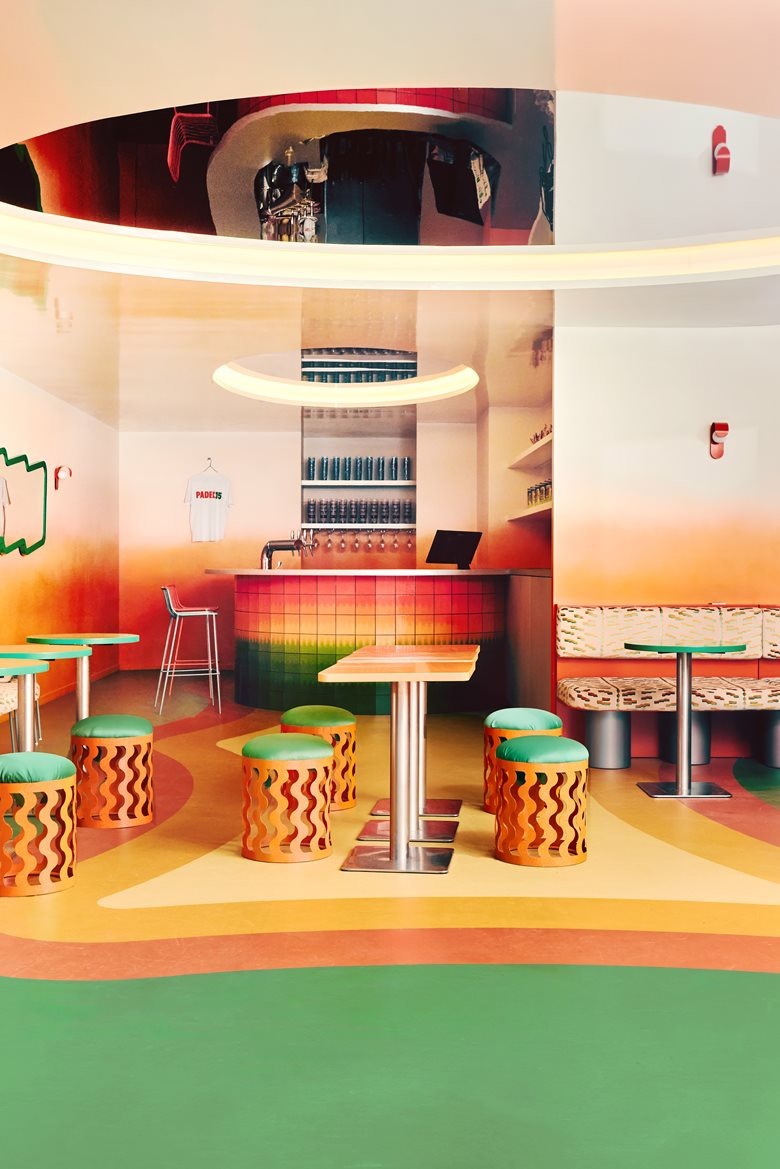 Electric Smash: Uchronia Injects Technicolor Adrenaline into Paris’s Padel 15