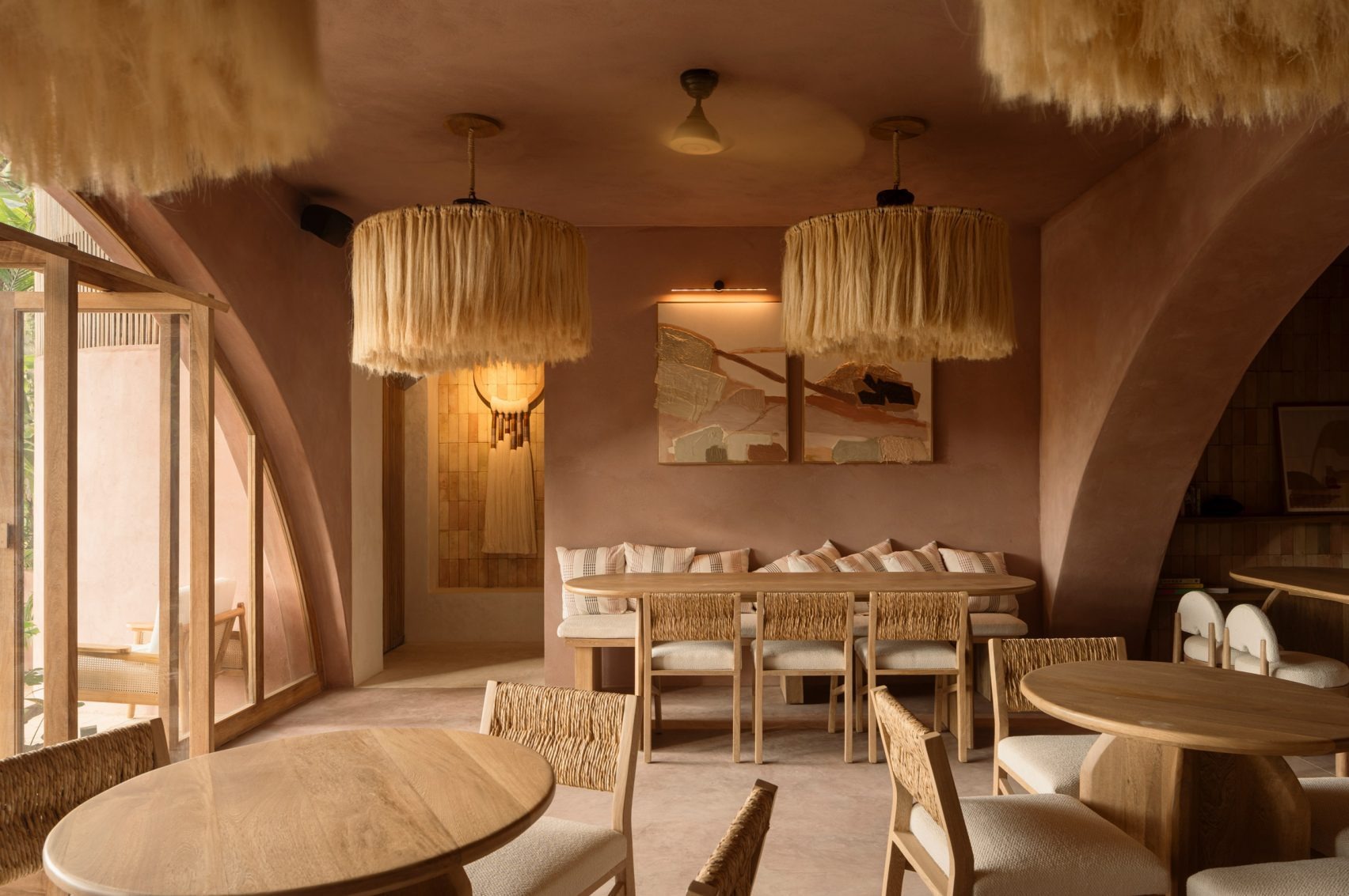The Rose-Hued Cavern: Estudio Carroll Sculpts a Soft Sanctuary in Puerto Escondido