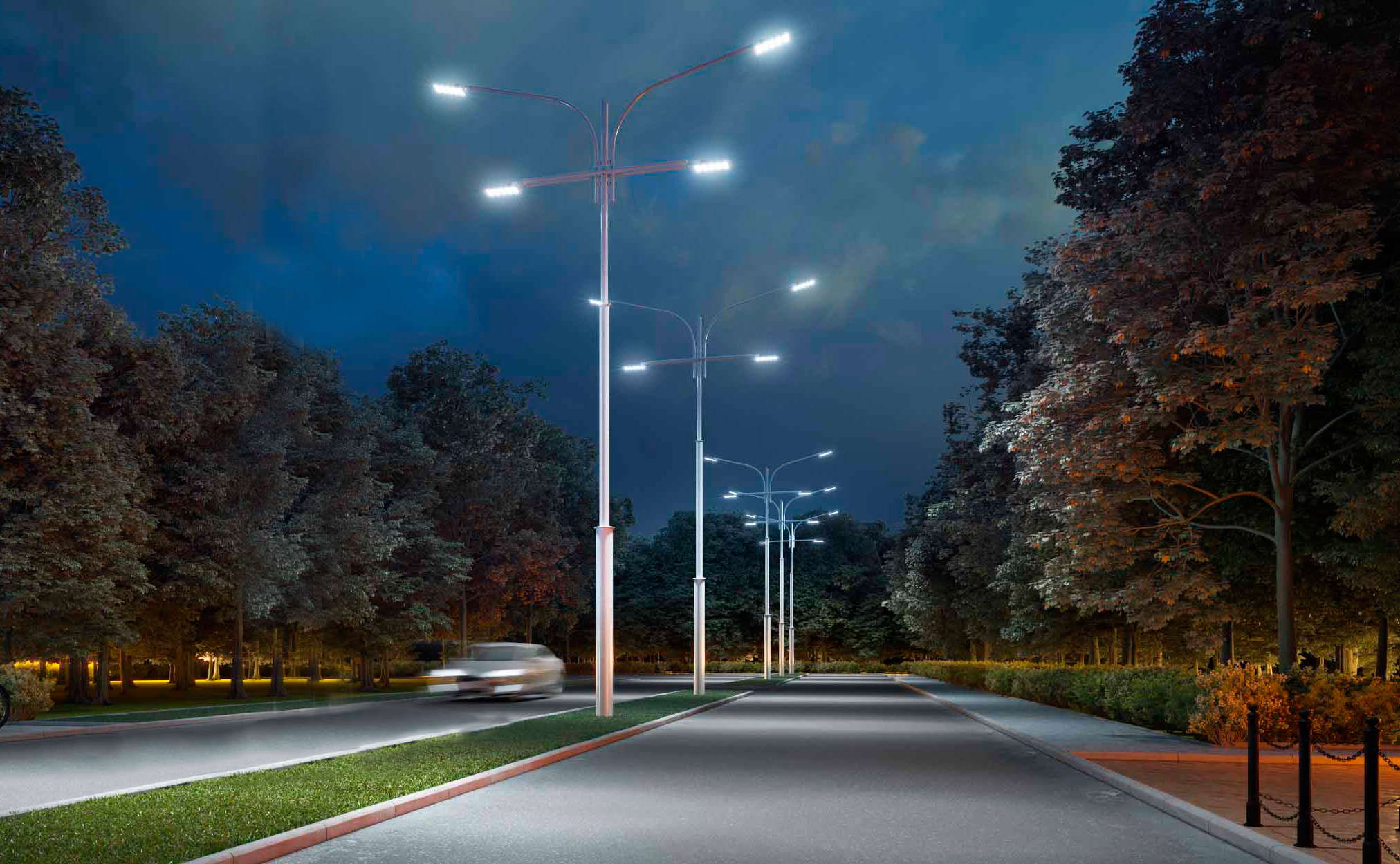 Urban Glow: The Evolution Of Public Lighting