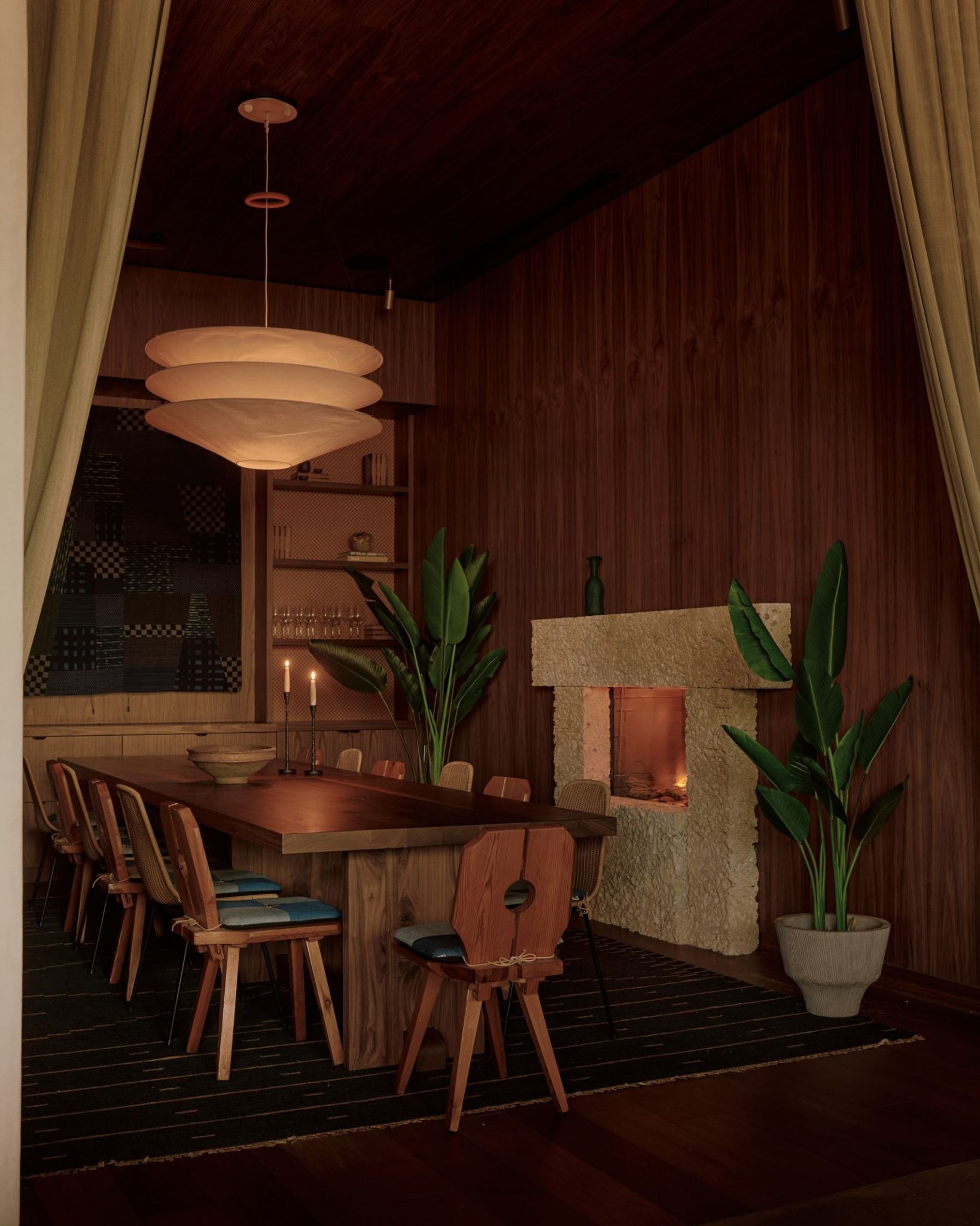 Uchiko Miami Beach: Islyn Studio Crafts a Tactile Journey Through Japanese Atmosphere