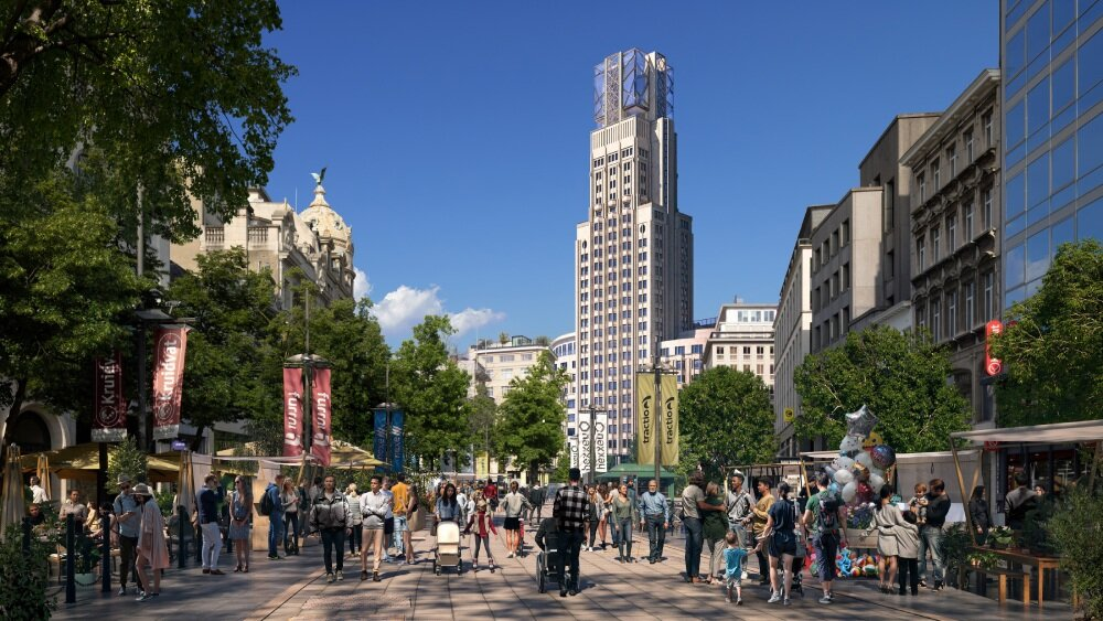 Studio Libeskind to Transform Antwerp’s Boerentoren into a Cultural Landmark