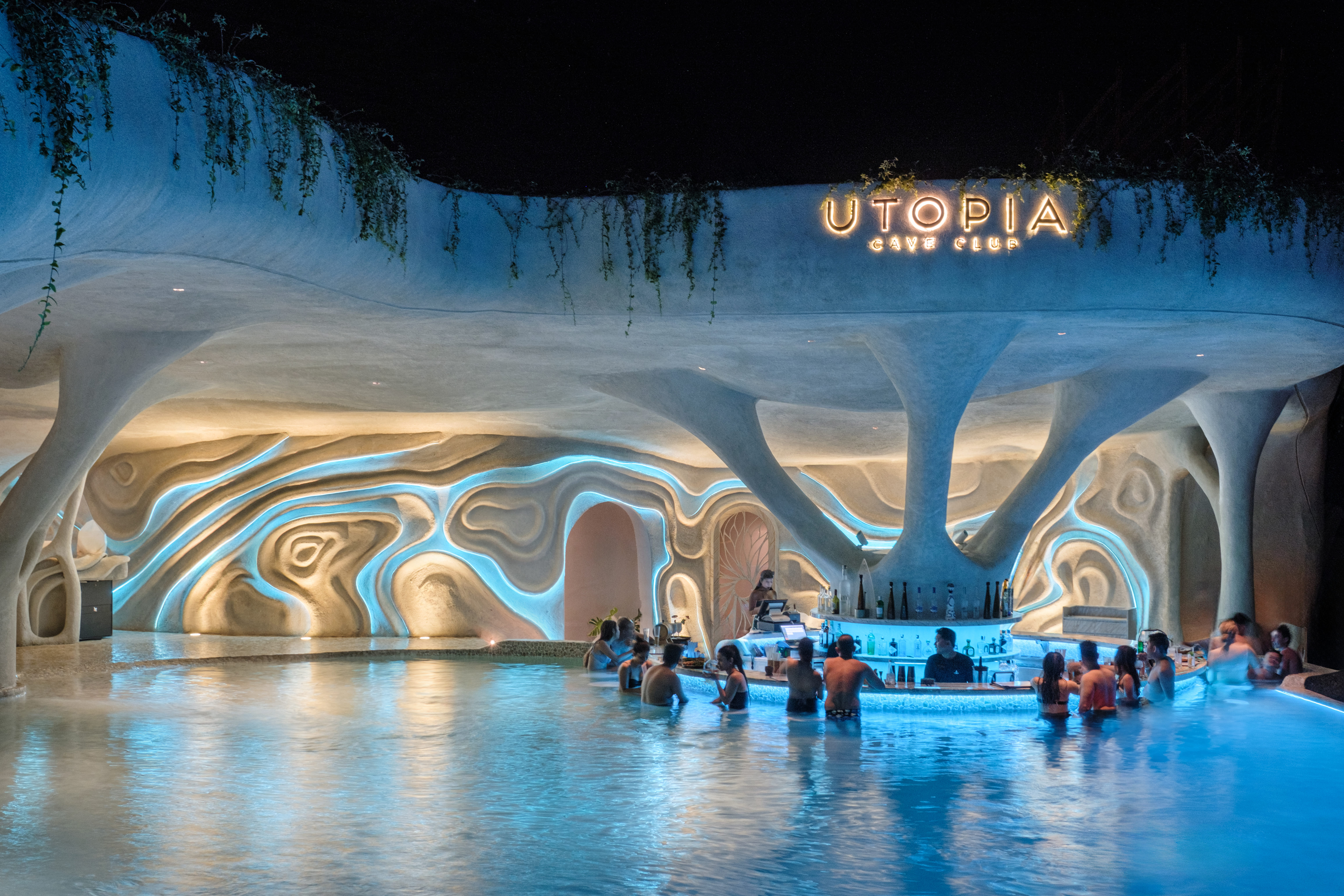 Luna Beach Club: A Vortex Above, A Cave Below