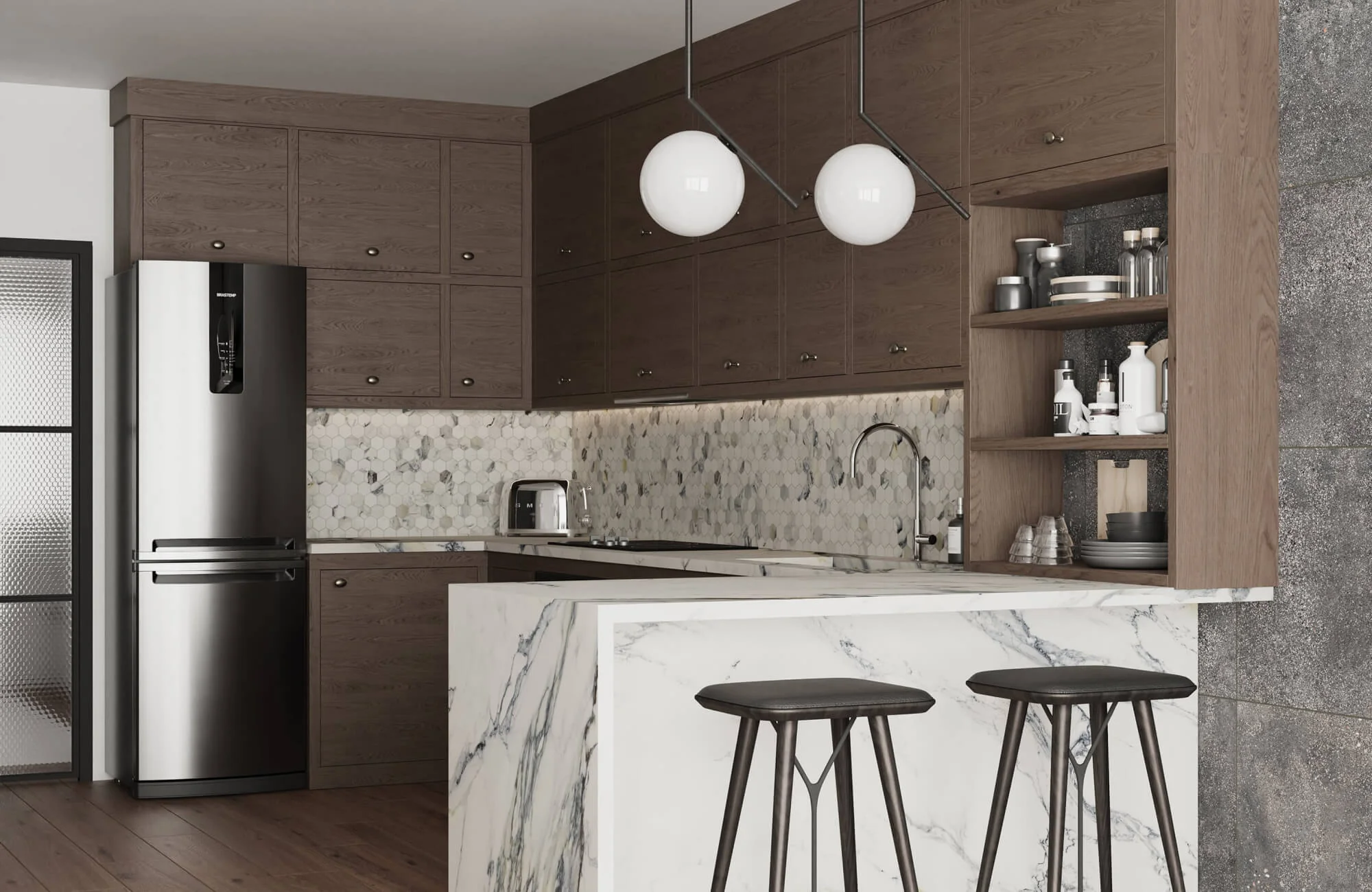 Top Picks - 8 Kitchens Where Natural Stone Takes Center Stage