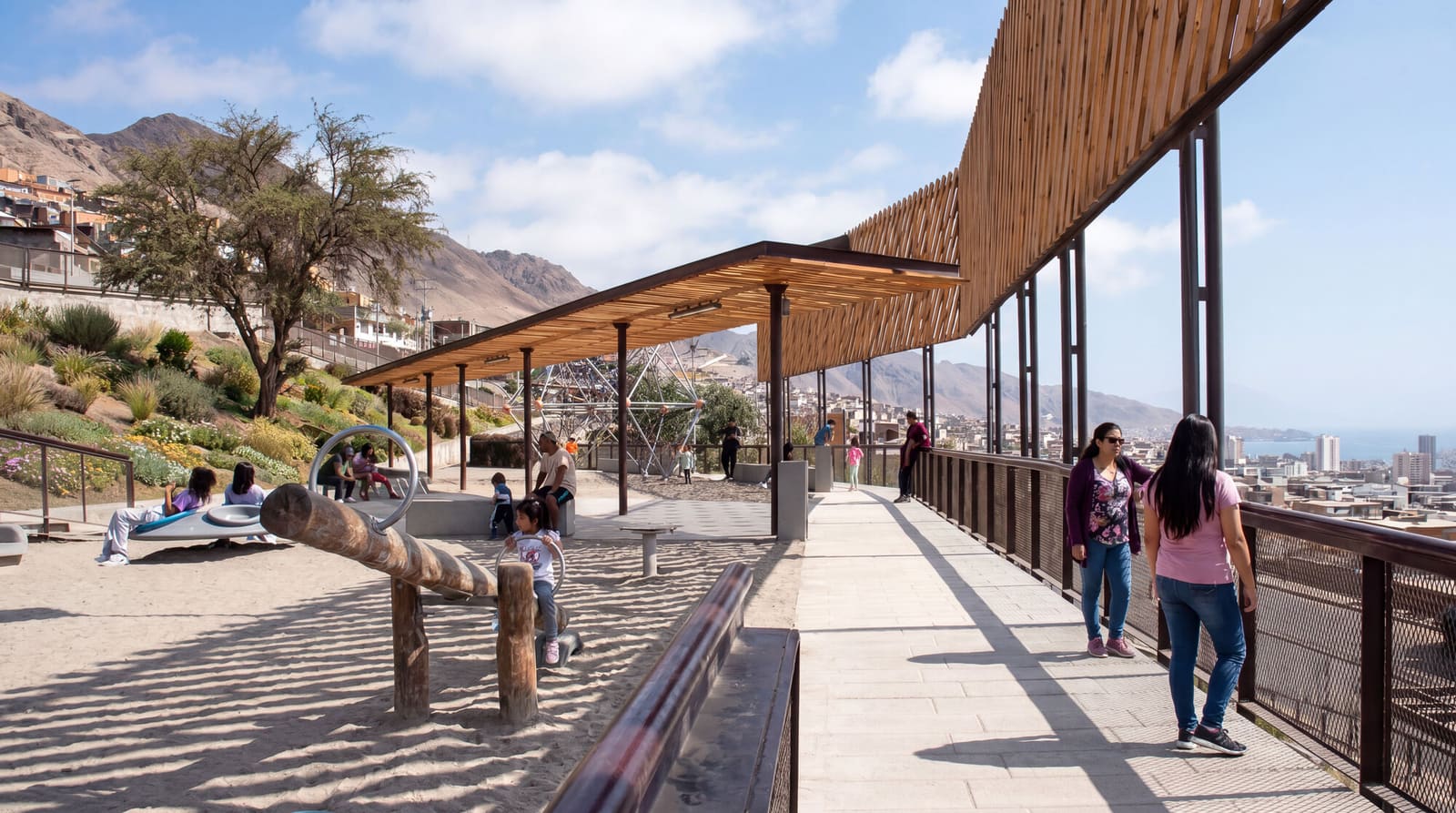 Building With Landslides: A Chilean Park That Turns Instability Into Infrastructure
