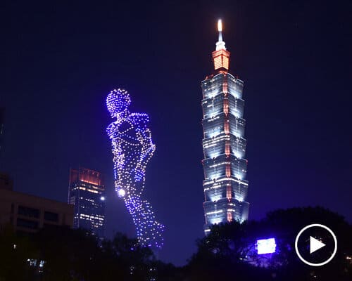 When 1,000 Drones Turned Taipei Into a Three-Dimensional Exhibition Hall