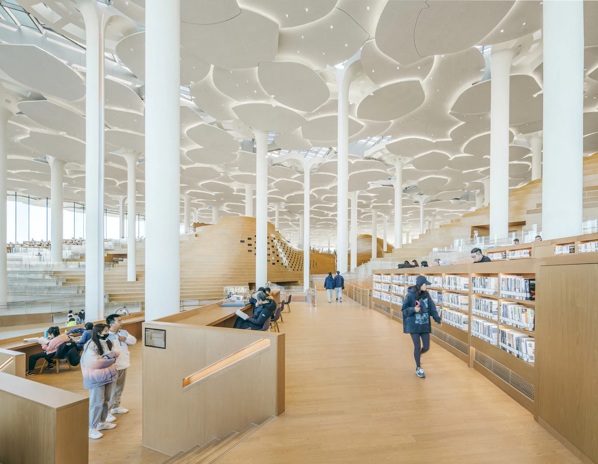 Snøhetta’s Beijing City Library Redefines the Civic Cathedral