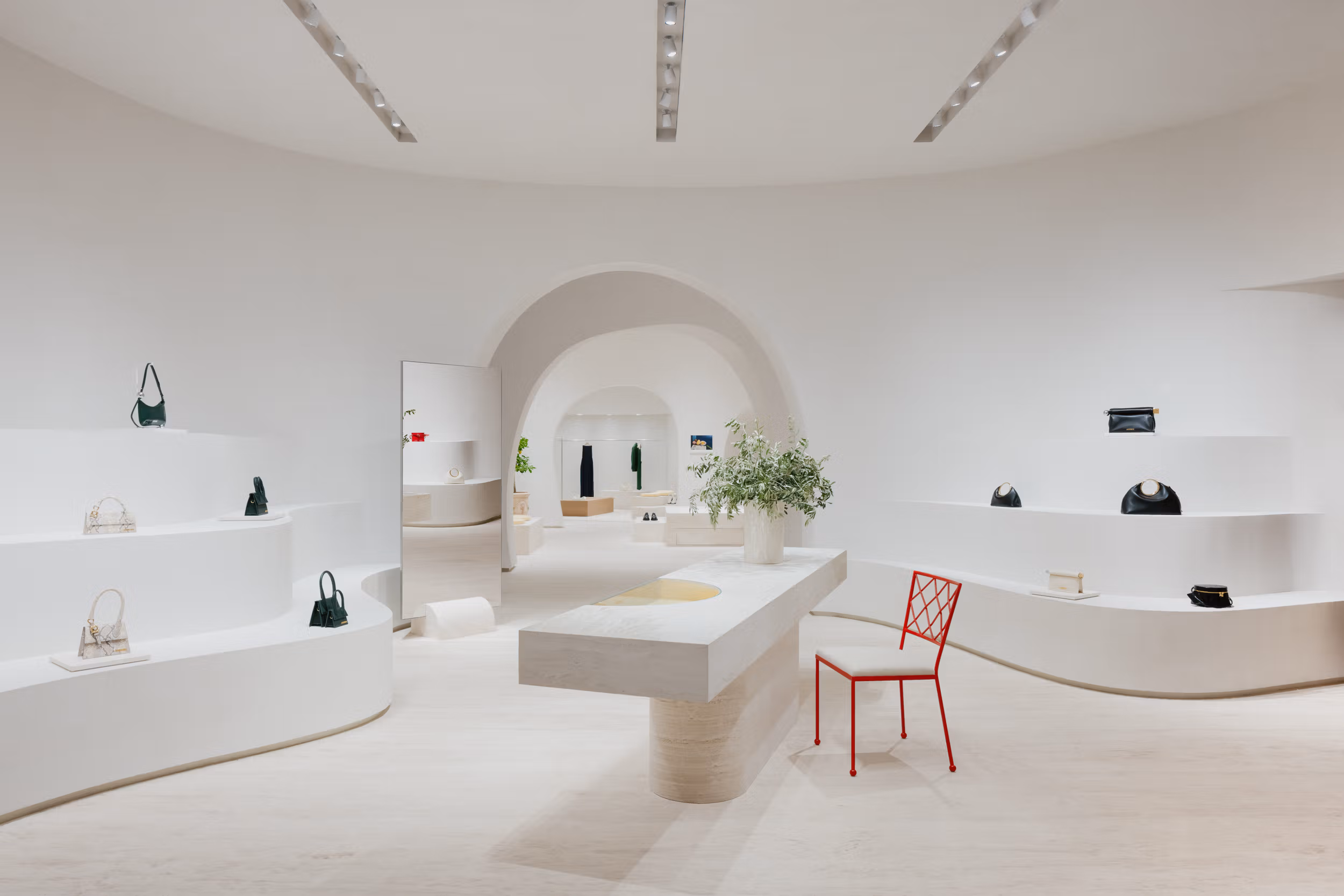 Monochrome Immersion: Inside Jacquemus’ Playful Spatial Experiments