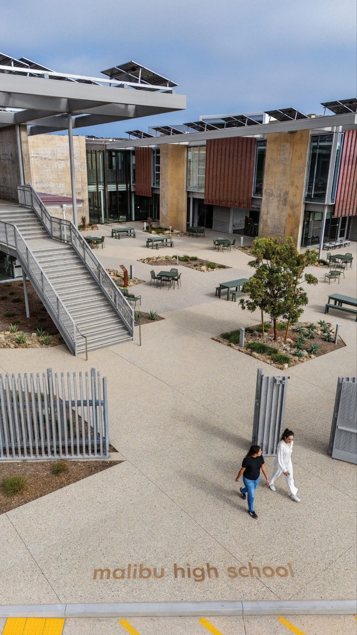 KoningEizenberg and NAC Architecture Anchor Malibu High School Against the Elements