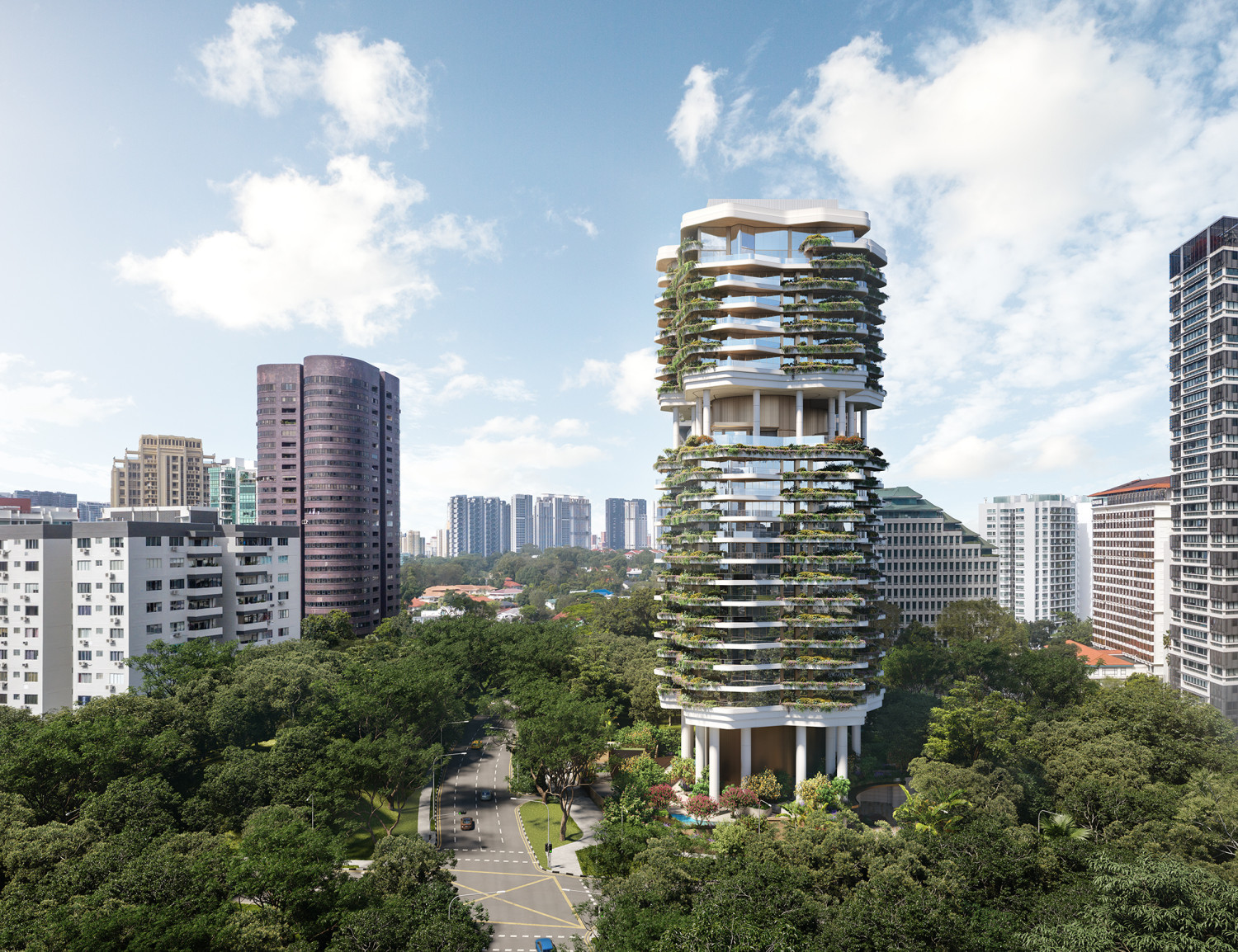 Beyond Green Roofs: Biodiversity Corridors In Vertical Developments