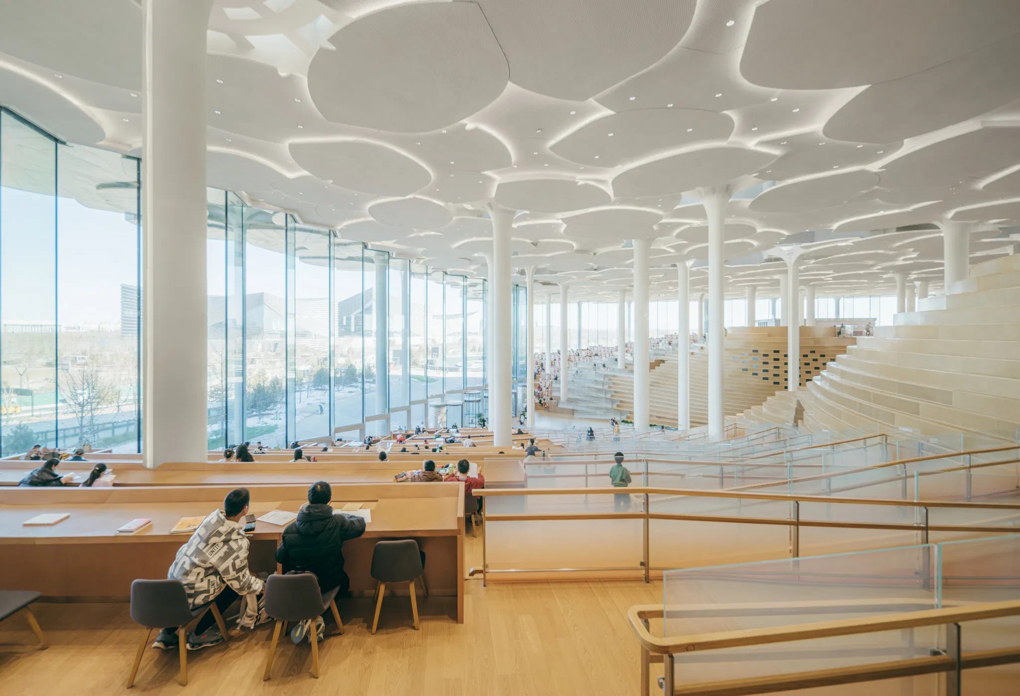 Snøhetta’s Beijing City Library Redefines the Civic Cathedral