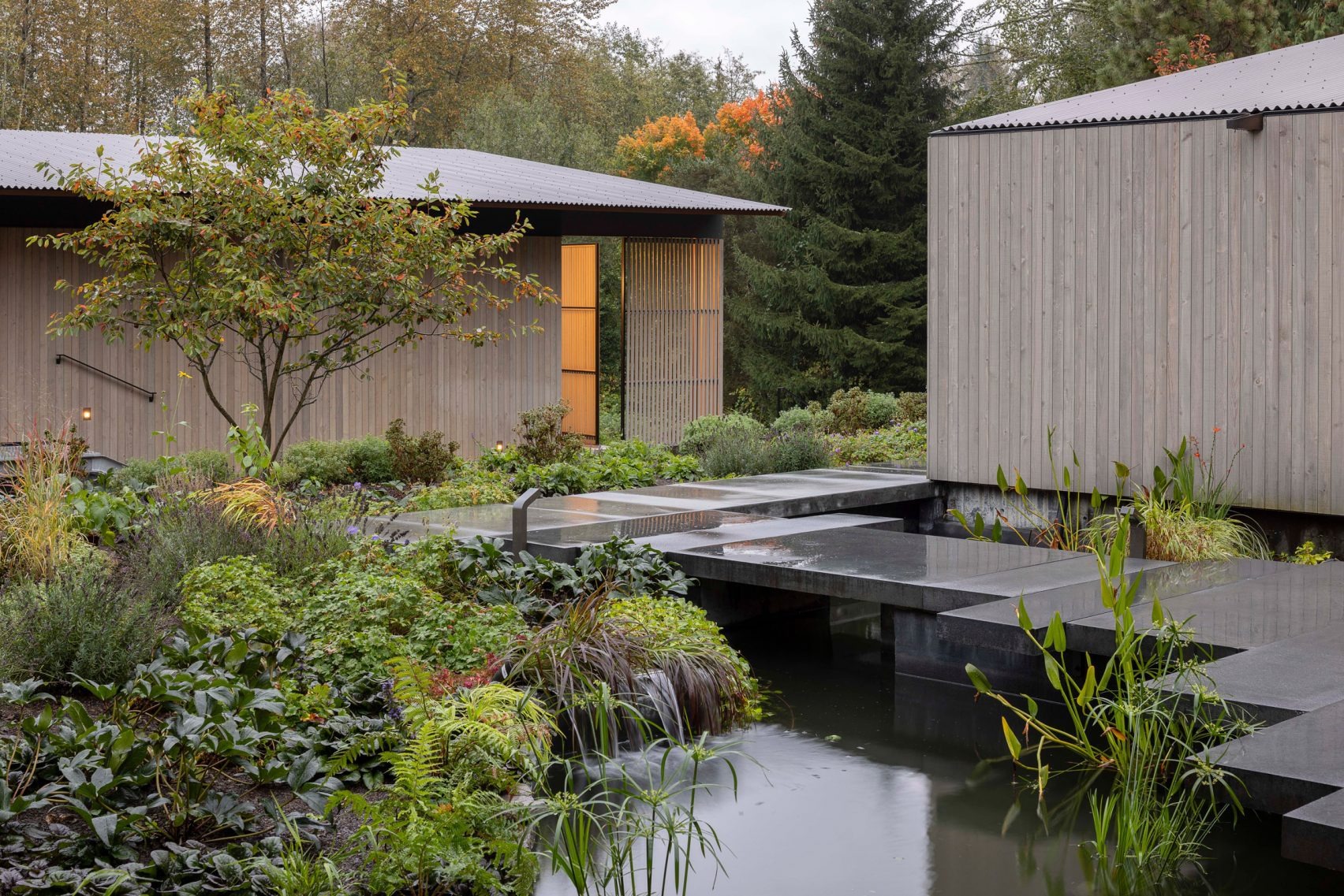 The Rhythmic Impluvium: Wittman Estes Architectures the Rain in Snohomish
