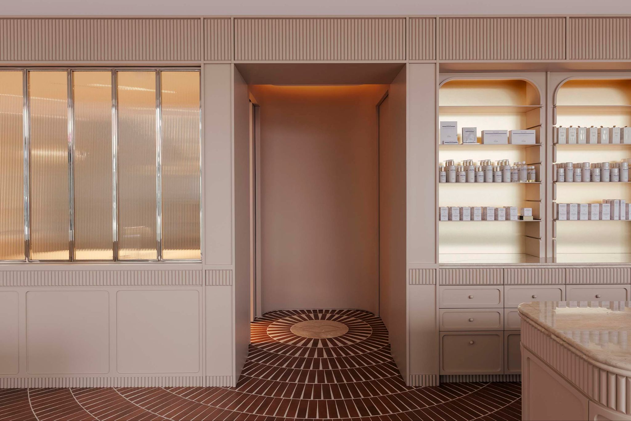 ODAMI Reimagines the Apothecary for Living Beauty’s Luxury Retail Space